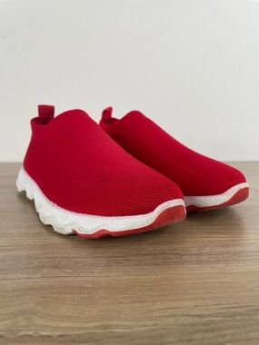 Tommy Bahama Red Mesh Slip On Sneakers Size 7.5 Women’s Lightweight Walking
